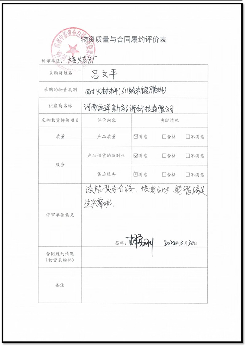 中原黄金冶炼 使用报告2